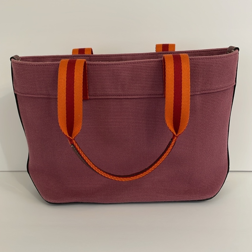 Coach Small Canvas Tote Light Raspberry Multi - Picture 5 of 12
